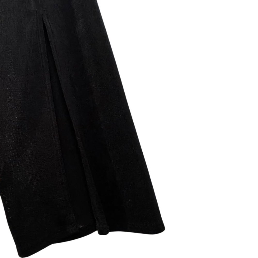Free People Intimately Black Cowl Neck Strappy Back Maxi Dress Small Slit - Picture 6 of 10